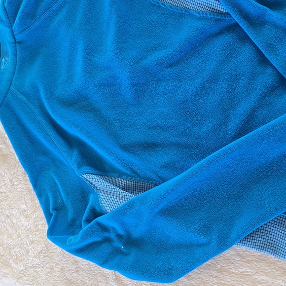 Mountain Hardware Women's Long Sleeve Fleece Blue Fleece Zip-Up Jacket - Picture 14 of 14